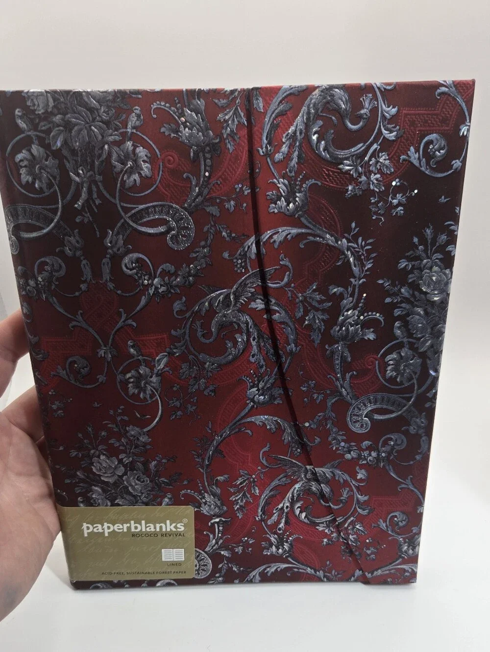New! Paperblank Journal With Magnetic Cover Elastic And Ribbon Marker